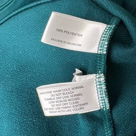 Cutter & Buck Forest Green Wicking Gorpcore Outdoor 1/4 Zip Pullover Mens Sz M - Picture 4 of 6